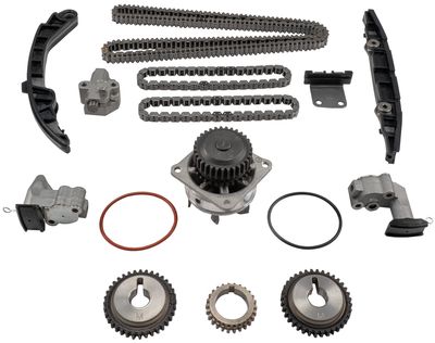 Melling 3-730SHWP Engine Timing Chain Kit with Water Pump