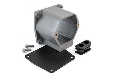 Surface Mounted Adapter Box, 4", Bottom Entry
