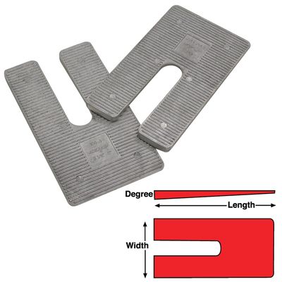Specialty Products Company 10722 Alignment Caster Wedge Multi-Pack