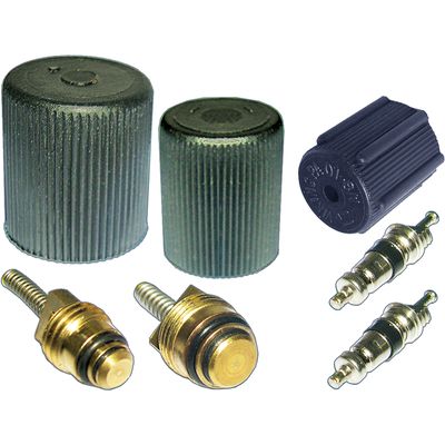 Omega Environmental Technologies MT2905 A/C System Valve Core and Cap Kit