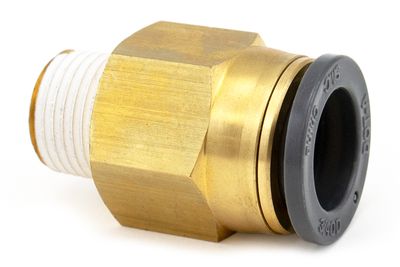 Straight Male Connector, 3/4"x3/8"