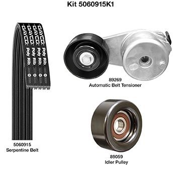 Dayco 5060915K1 Serpentine Belt Drive Component Kit
