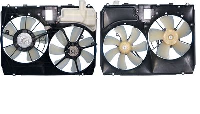 APDI 6034141 Dual Radiator and Condenser Fan Assembly
