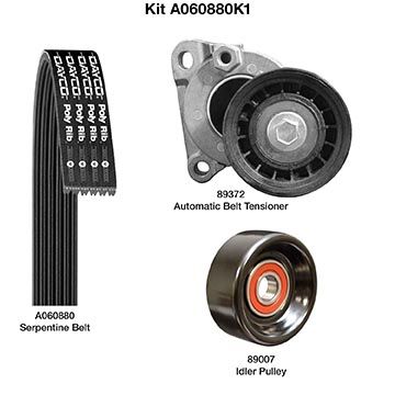 Dayco A060880K1 Serpentine Belt Drive Component Kit