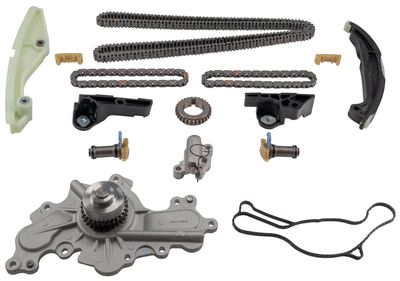 Melling 3-1049SAHWP Engine Timing Chain Kit with Water Pump