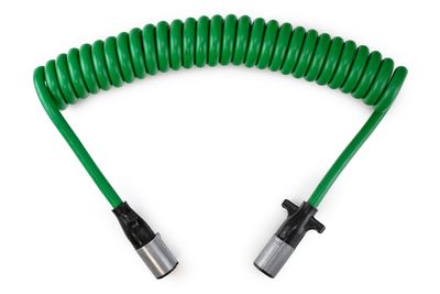 Sonogrip ABS Cable - 15ft, Coiled, 12" Leads, Straight Zinc Plugs