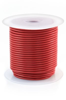 Primary Wire, 1 COND, AWG 14, Red, 100'