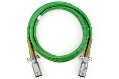 Cable, ABS, Strt, 7-Way, ABS Green, 15'