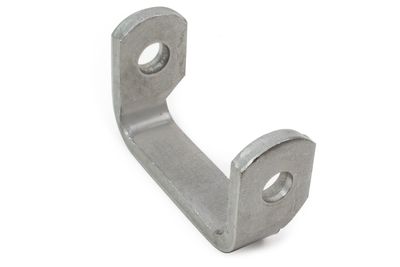 Hinge Butt, One-Piece Weld-on, Notched, Plain Steel, 1.38"