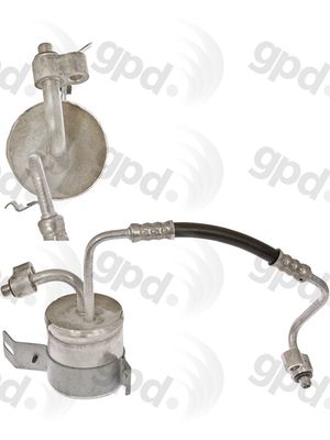 Global Parts Distributors LLC 4811690 A/C Accumulator with Hose Assembly