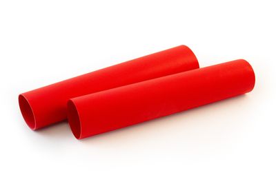 Dual-Wall Heat Shrink Tube, 6", 1" I.D., Red, 2-4/0