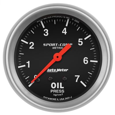 AutoMeter 3421-J Engine Oil Pressure Gauge