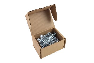 Step Bolt, 1/4"-20 x 3.5", 3/4" Head, Pack of 50