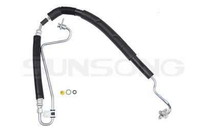 Sunsong 3404801 Power Steering Pressure Line Hose Assembly