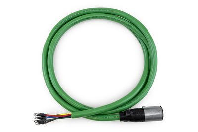 Sonogrip ABS Cable - 6ft Straight, Standard Jacket, #10 Eyelets on One End
