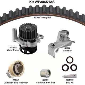 Dayco WP306K1AS Engine Timing Belt Kit with Water Pump