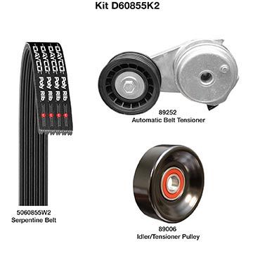 Dayco D60855K2 Serpentine Belt Drive Component Kit