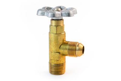 Flare to Male Pipe Truck Valve, 1/2" Flare to 1/2" Pipe