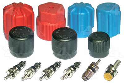 Four Seasons 26777 A/C System Valve Core and Cap Kit