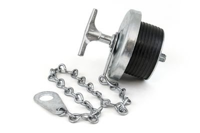 Adjustable Oil Filler Cap with Chain, 2"