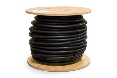 Bulk Air Hose, 250ft Black Hose, 1/4"