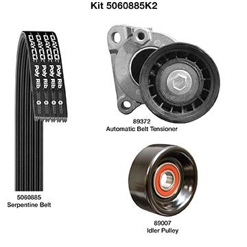 Dayco 5060885K2 Serpentine Belt Drive Component Kit