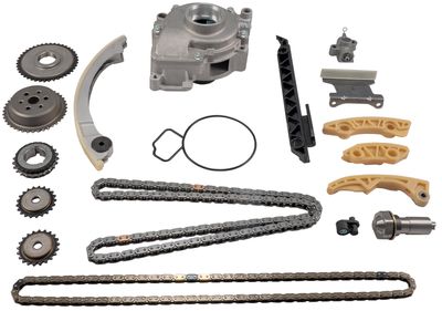 Melling 3-4201SAHWP Engine Timing Chain Kit with Water Pump