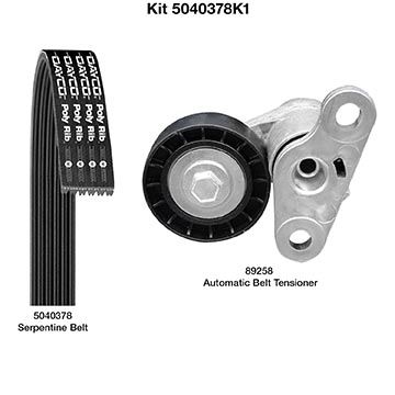 Dayco 5040378K1 Serpentine Belt Drive Component Kit