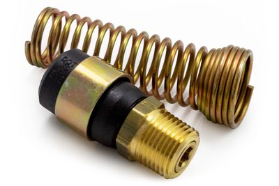 Quick-Fix Kit, For 3/8" Hose with 1/2" Fitting, Spring Guard, Brass Barb