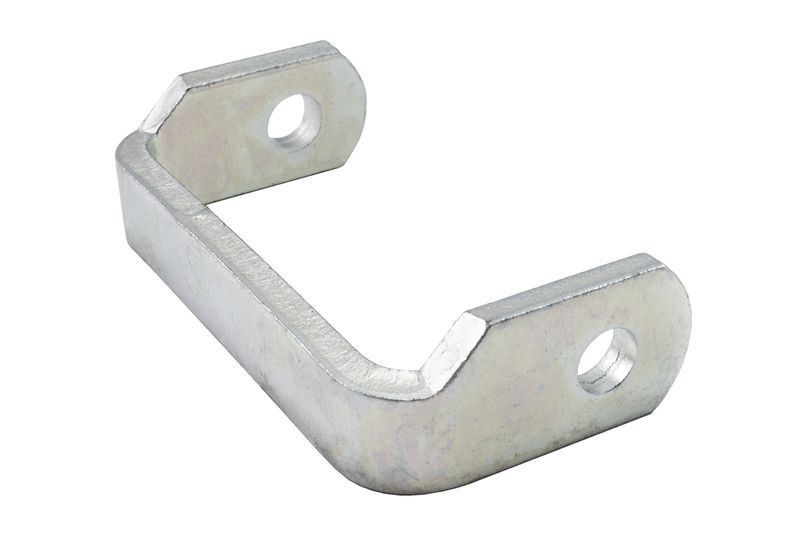 Hinge Butt, One-piece Weld-on, Notched, Zinc, 1.12