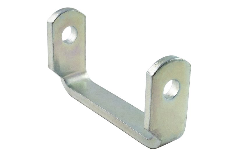 Hinge Butt, One-Piece Weld-on, Notched, Zinc, 1.88